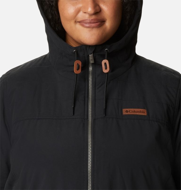 Women's Columbia Chatfield Hill Jackets Black | Plus Size CA-J4C3L